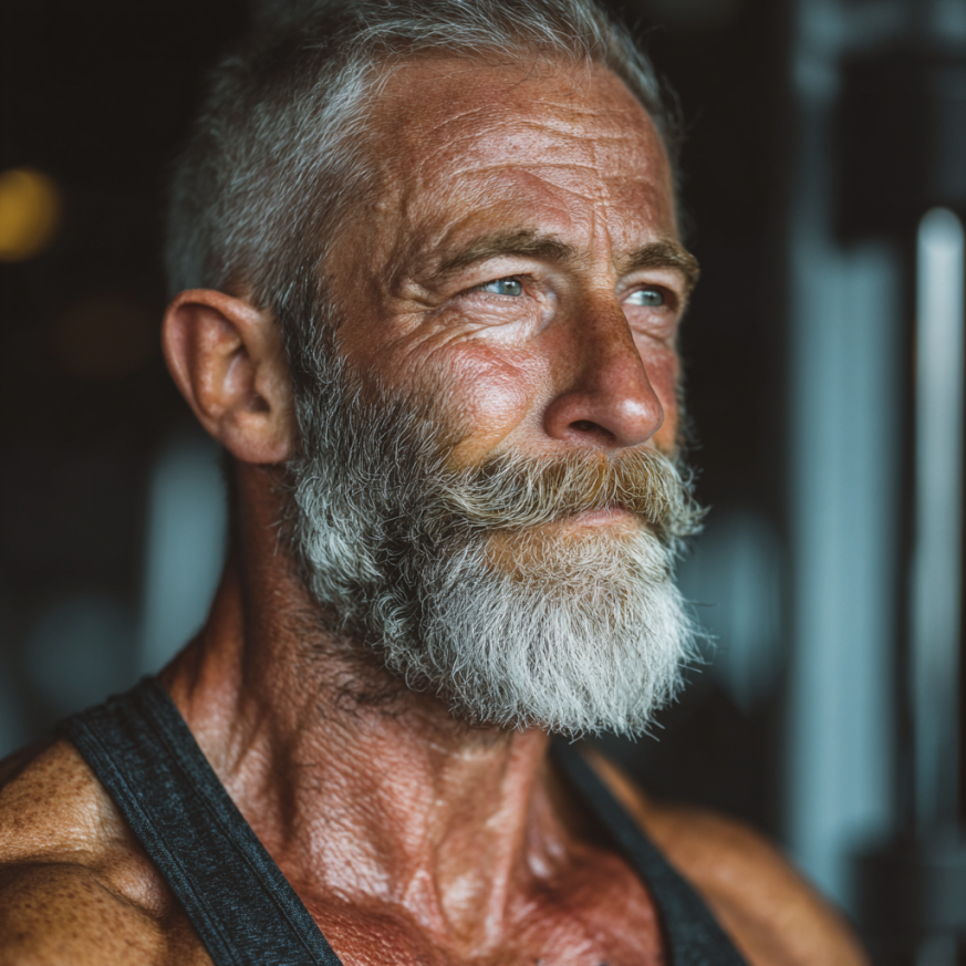 Тренер працює з літньою людиною